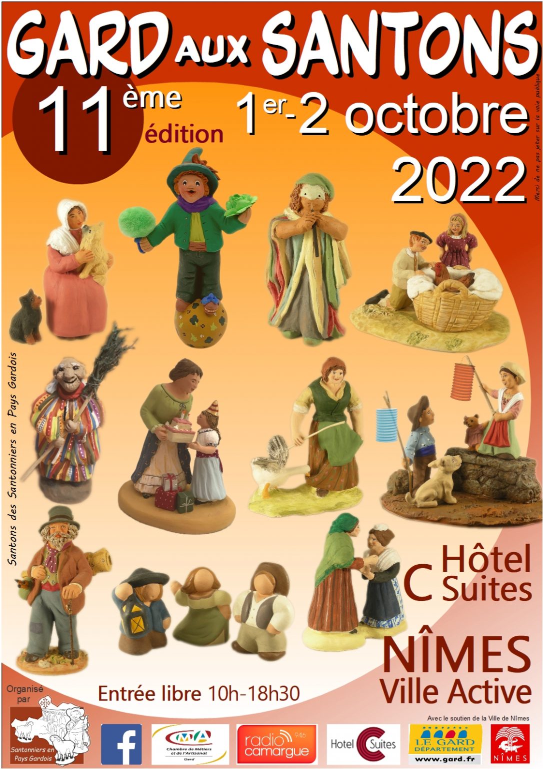 Dates ExpoVente Santons Elisabeth et Bernard Fontanille Artisans