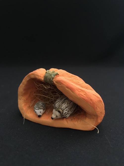 Hérisson et son petit   27 €