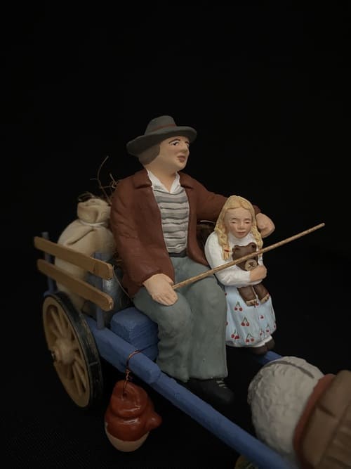 Charretier et sa fille   42 €