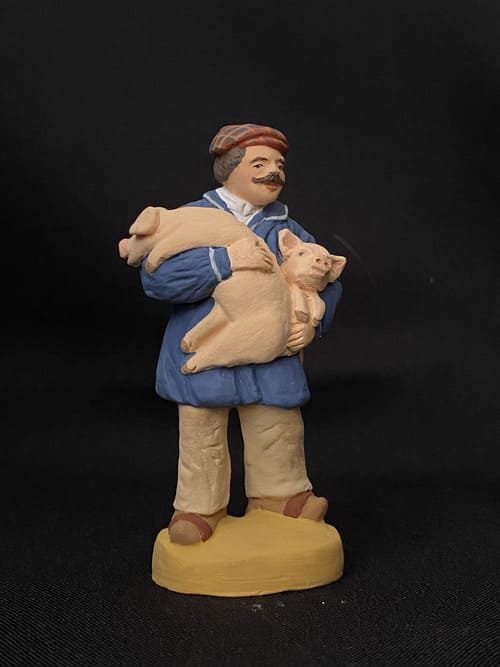 Homme aux cochons 32 €