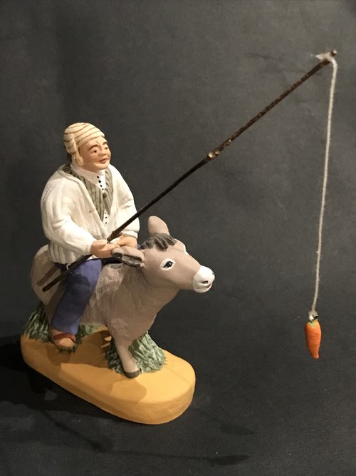 Meunier sur son âne Barnabé - 58 €