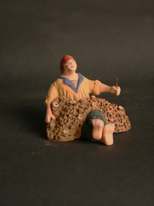 Pêcheur ravaudant - 27 €